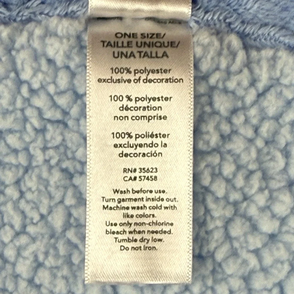 Carters Child of Mine Blue White Stripe Minky Dot Sherpa Baby Blanket Monkey